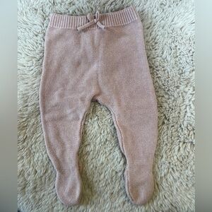 Zara Knit Footie Pant